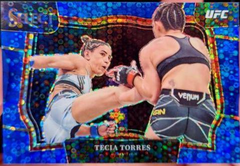 Tecia Pennington 2022 Panini Select UFC Premier Level #126 Blue Disco