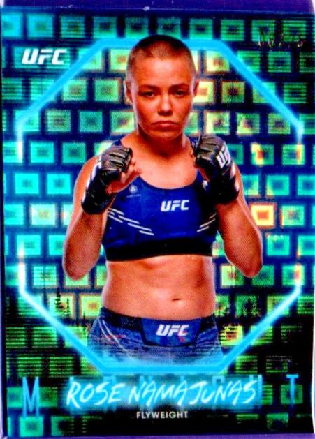 Rose Namajunas 2025 Topps Midnight UFC Base #75 Moonrise