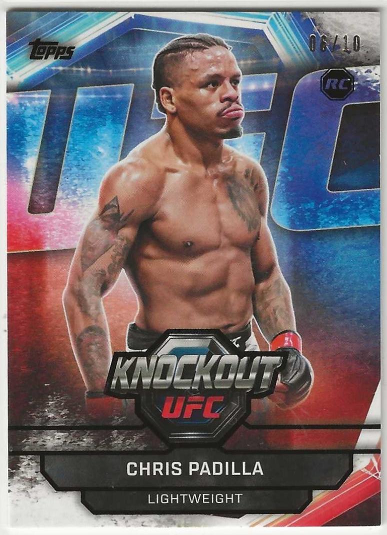Chris Padilla 2026 Topps Knockout UFC Base #60 Black