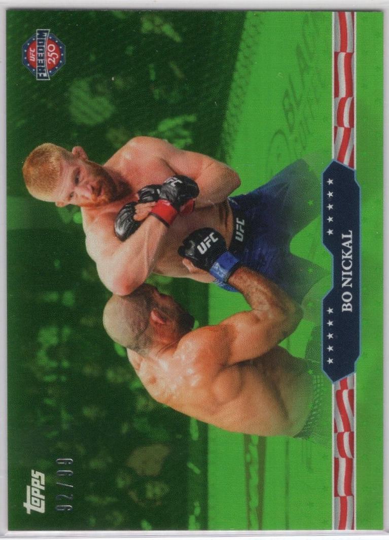 Bo Nickal 2026 Topps UFC Freedom 250 Base #17 Green