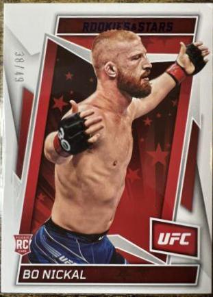 Bo Nickal 2023 Panini Chronicles UFC Base Rookies and Stars #185 Purple