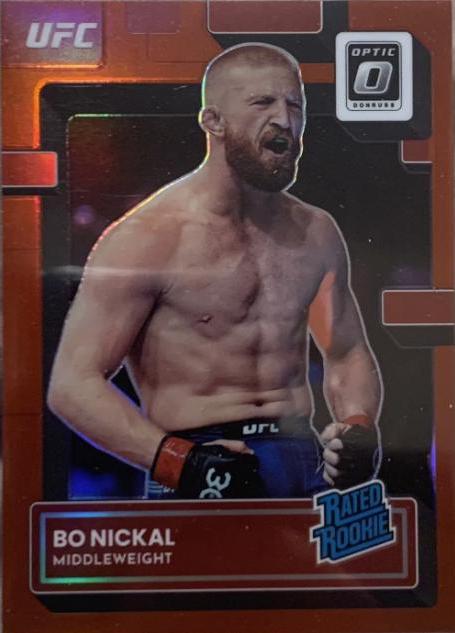 Bo Nickal 2023 Panini Donruss Optic UFC Base #120 Red