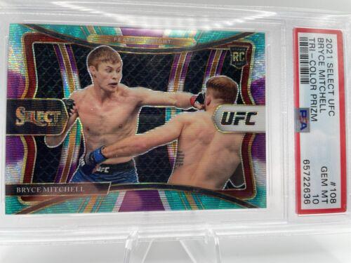Bryce Mitchell 2021 Panini Select UFC Premier Level #108 Tri Color