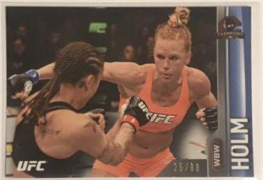 Holly Holm 2015 Topps UFC Champions Base #149 Blue