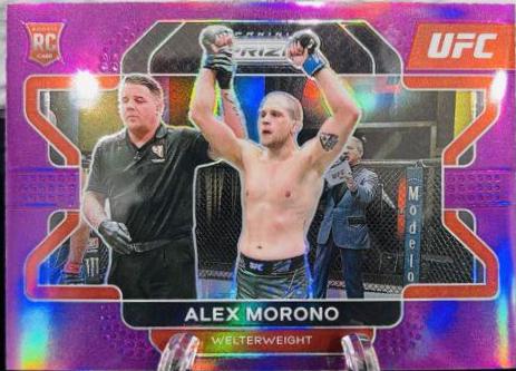 Alex Morono 2022 Panini Prizm UFC Base #25 Purple