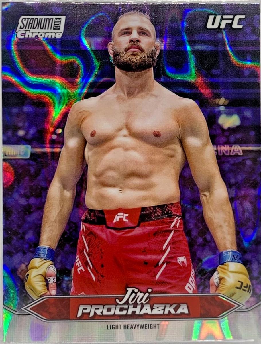 Jiri Prochazka 2025 Topps Stadium Club UFC Base Chrome #C-192 Refractor