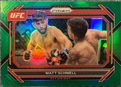 Matt Schnell 2023 Panini Prizm UFC Base #57 Green