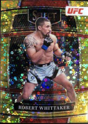 Robert Whittaker 2022 Panini Select UFC Concourse #27 Gold
