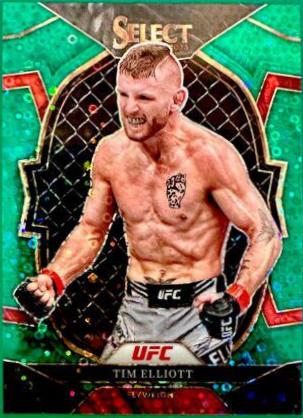 Tim Elliott 2023 Panini Select UFC Concourse #63 Green Disco