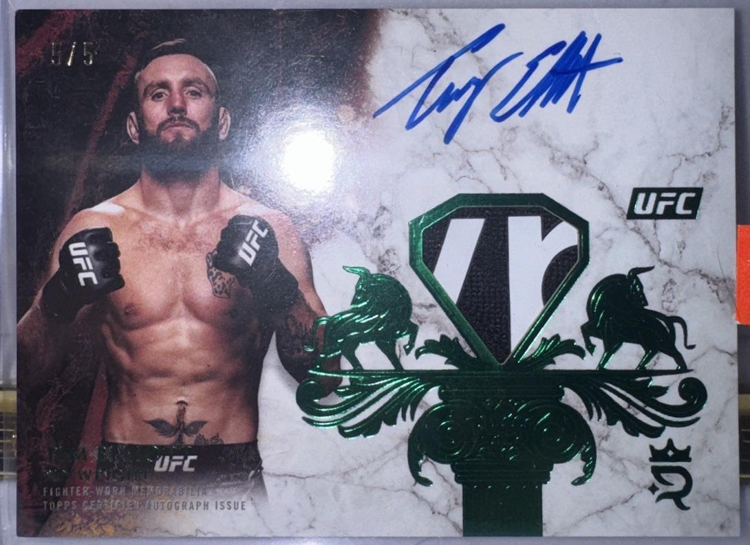 Tim Elliott 2025 Topps Royalty UFC Royalty Relic Signatures #RYR-TE Platinum