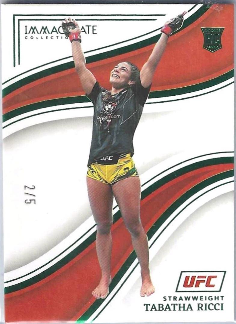 Tabatha Ricci 2023 Panini Immaculate Collection UFC Base #6 Green