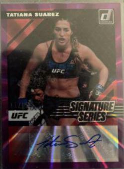 Tatiana Suarez 2022 Panini Donruss UFC Signature Series #99 Black
