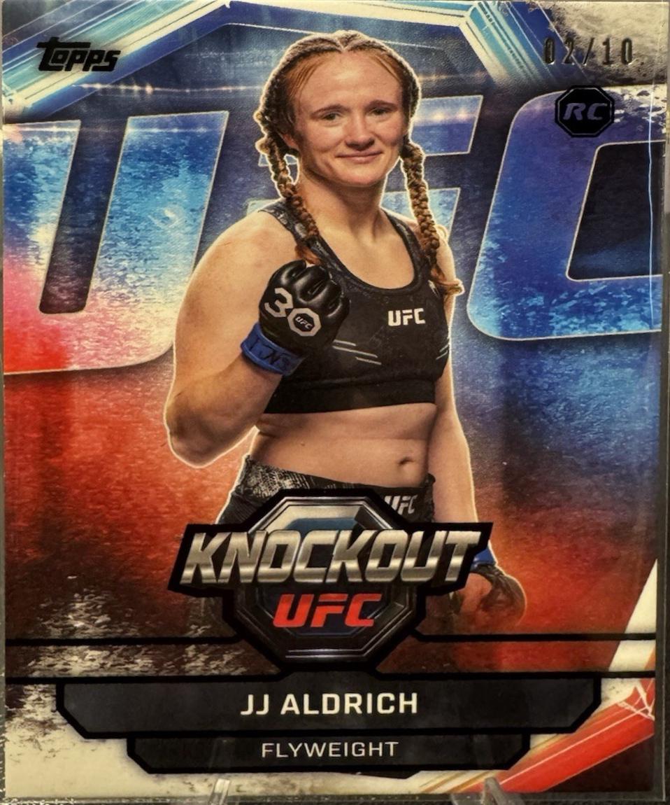 JJ Aldrich 2026 Topps Knockout UFC Base #78 Black