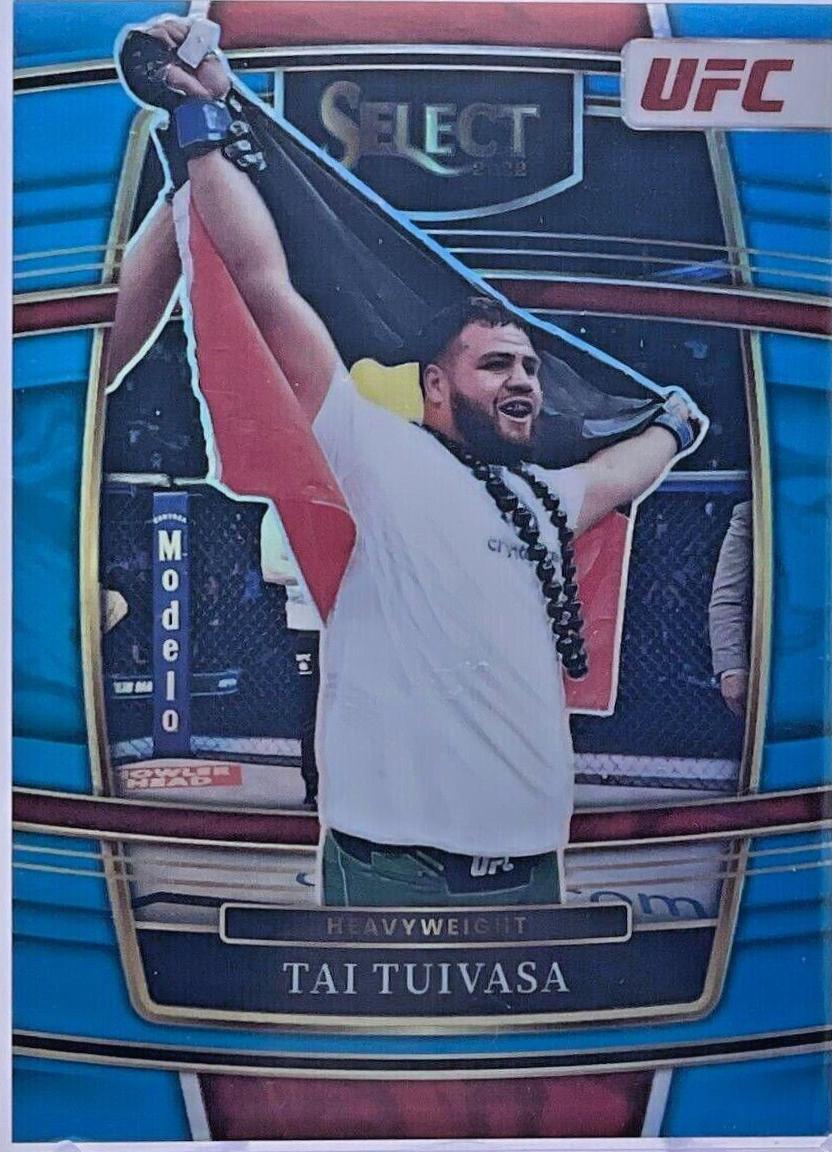 Tai Tuivasa 2022 Panini Select UFC Concourse #20 Light Blue