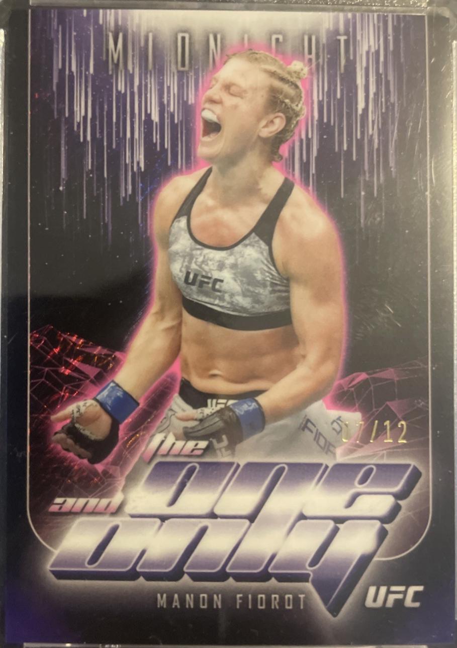 Manon Fiorot 2024 Topps Midnight UFC The One and Only #TO-17 Midnight