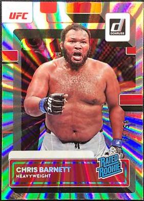 Chris Barnett 2023 Panini Donruss UFC Base #213 Laser