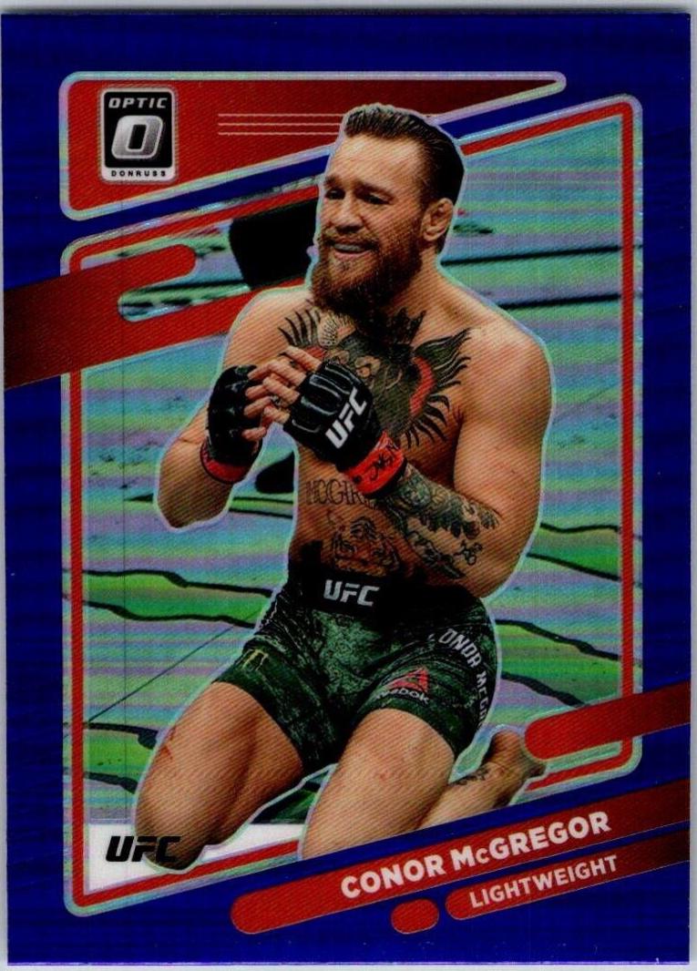 Conor McGregor 2022 Panini Donruss Optic UFC Base #75 Purple