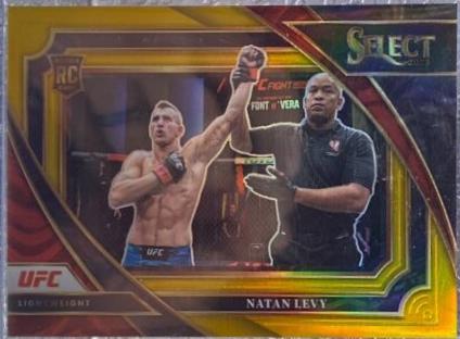 Natan Levy 2023 Panini Select UFC Mezzanine #368 Gold