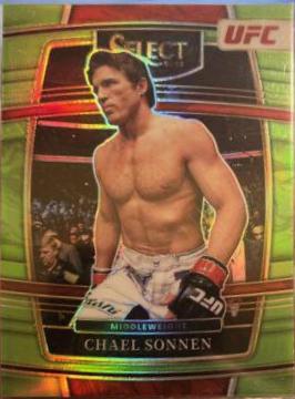 Chael Sonnen 2022 Panini Select UFC Concourse #62 Neon Green