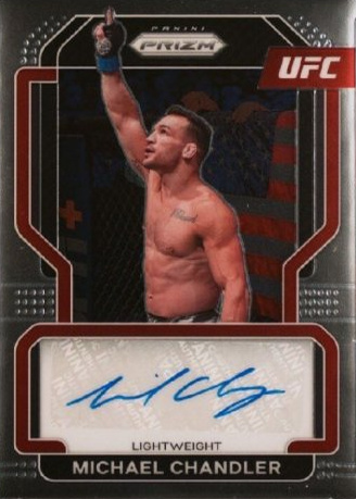 Michael Chandler 2022 Panini Prizm UFC Signatures #38 Black