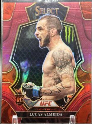 Lucas Almeida 2023 Panini Select UFC Premier Level #136 Maroon
