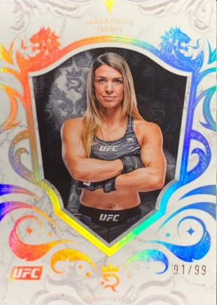 Mackenzie Dern 2025 Topps Royalty UFC Base #89 Red