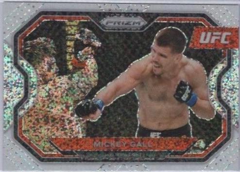 Mickey Gall 2021 Panini Prizm UFC Base #193 White Sparkle