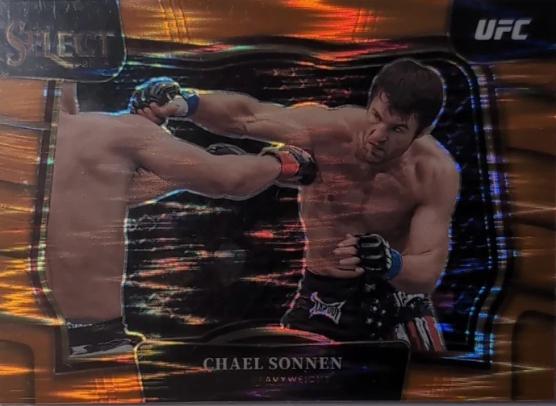 Chael Sonnen 2023 Panini Select UFC Octagonside #226 Orange Flash