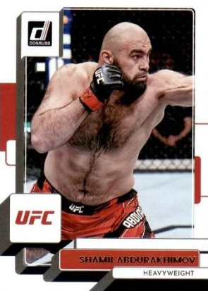 Shamil Abdurakhimov 2023 Panini Donruss UFC Base #99 Laser