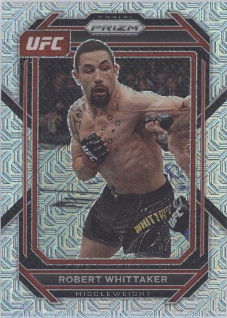 Robert Whittaker 2023 Panini Prizm UFC Base #126 Mojo