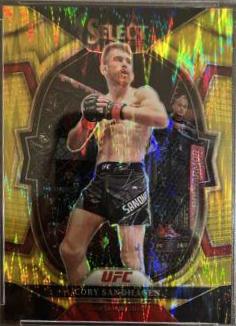 Cory Sandhagen 2023 Panini Select UFC Concourse #12 Gold Flash