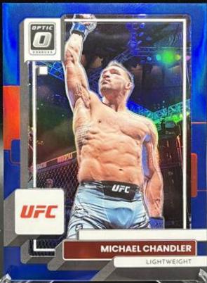 Michael Chandler 2023 Panini Donruss Optic UFC Base #91 Blue