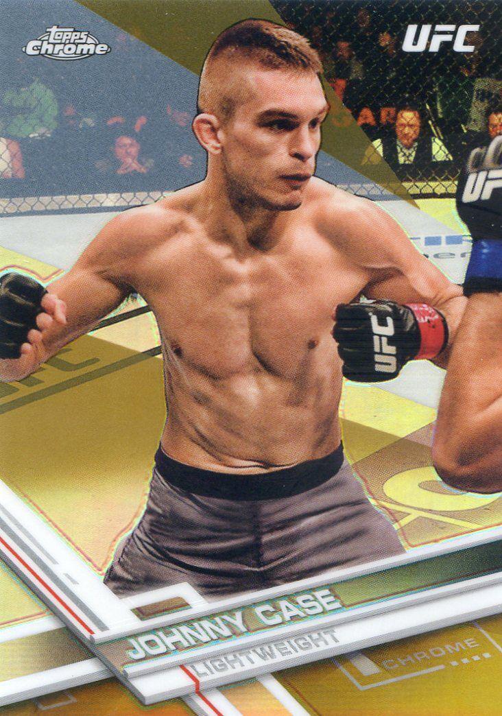 Johnny Case 2017 Topps Chrome UFC Base #71 Gold