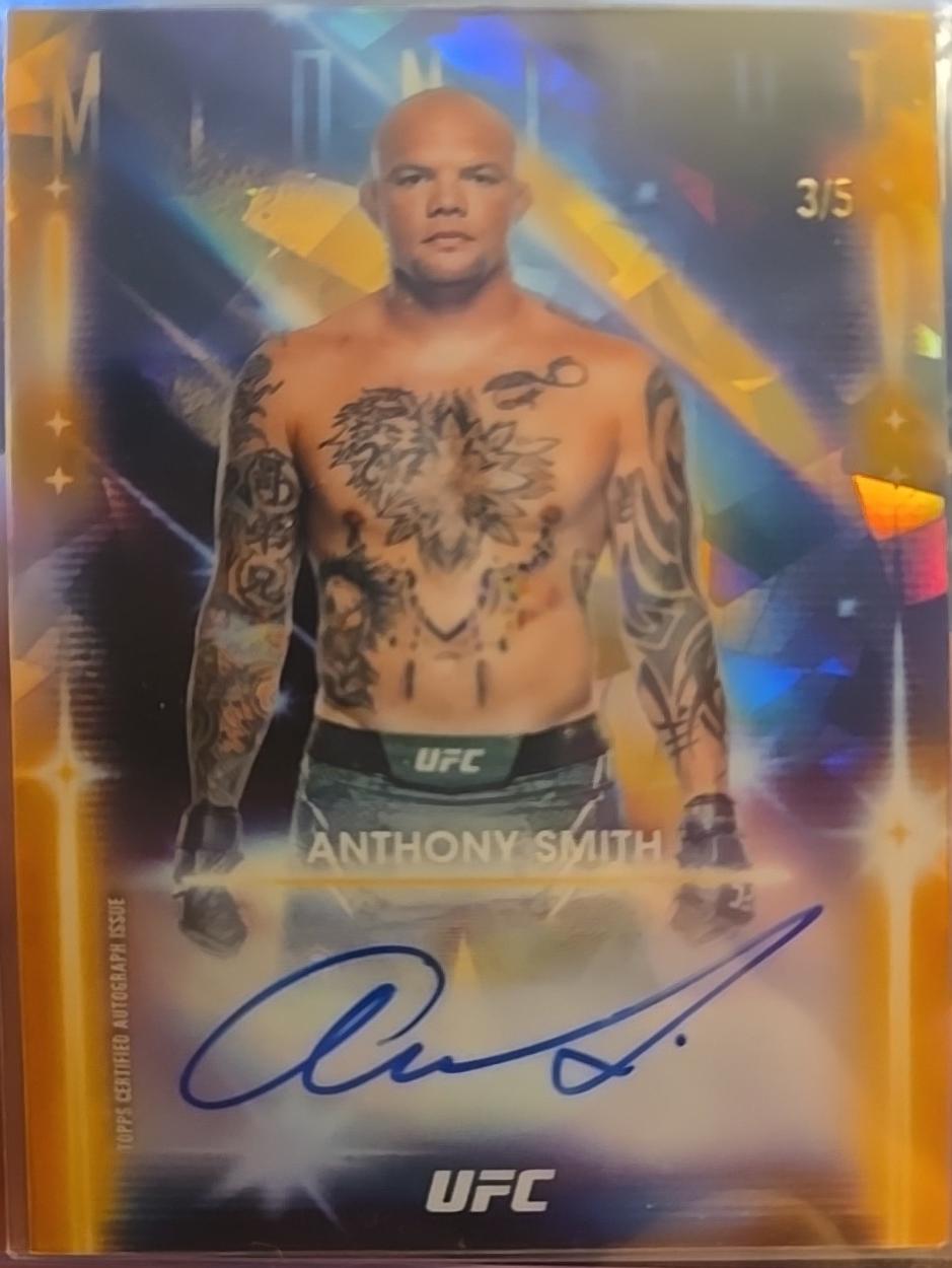 Anthony Smith 2025 Topps Midnight UFC Glimmer Graphs #GRG-AS Daybreak