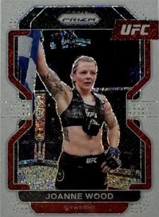 Joanne Wood 2022 Panini Prizm UFC Base #195 White Sparkle