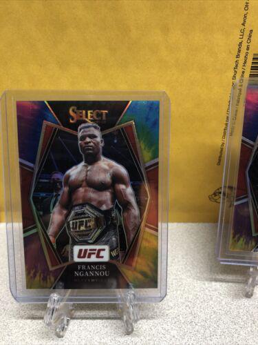 Francis Ngannou 2022 Panini Select UFC Premier Level #131 Tie Dye