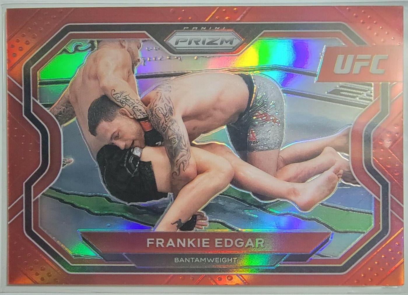 Frankie Edgar 2021 Panini Prizm UFC Base #158 Red