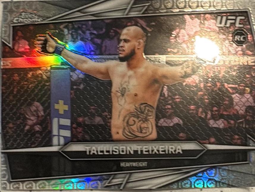 Tallison Teixeira 2026 Topps Chrome UFC Base #69 UFC Glove Refractor