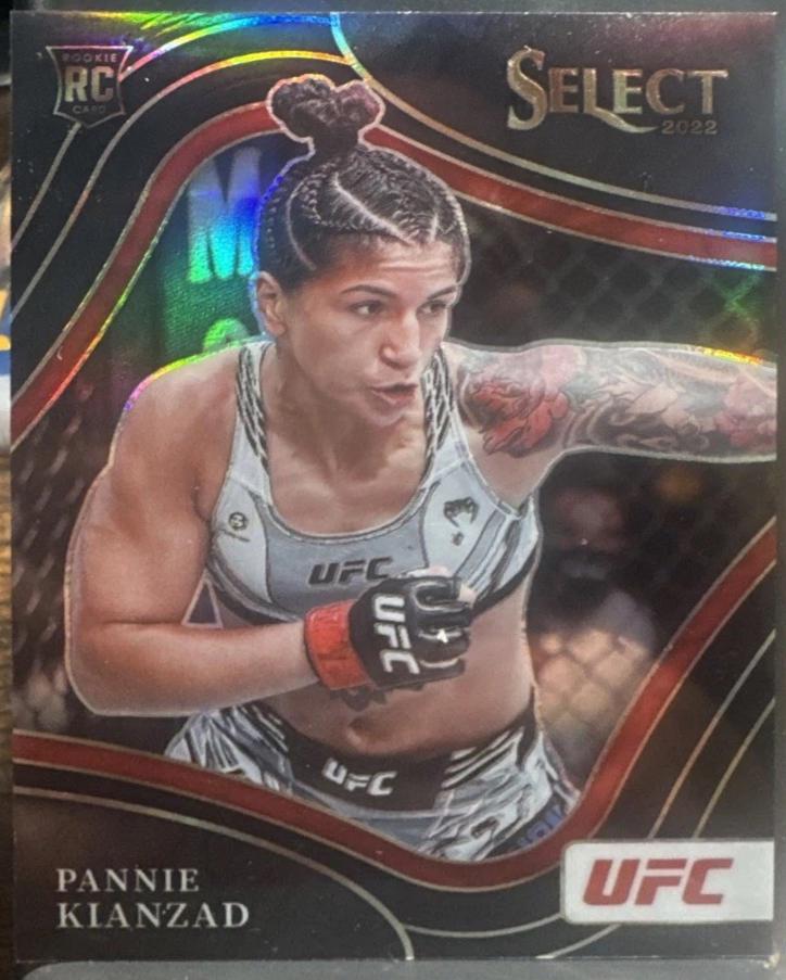 Pannie Kianzad 2022 Panini Select UFC Octagonside #214 Blue Prizm