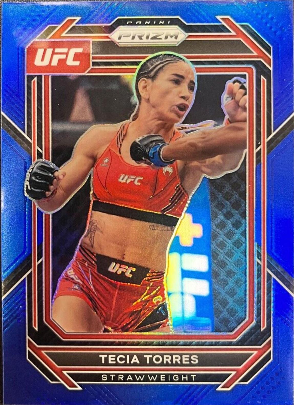 Tecia Pennington 2023 Panini Prizm UFC Base #128 Blue