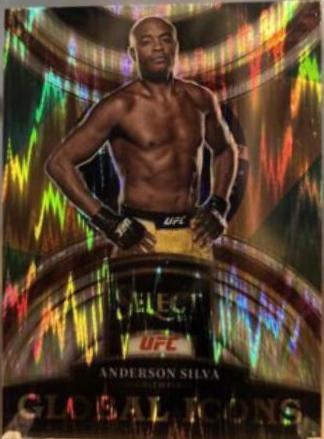 Anderson Silva 2023 Panini Select UFC Global Icons #5 Flash