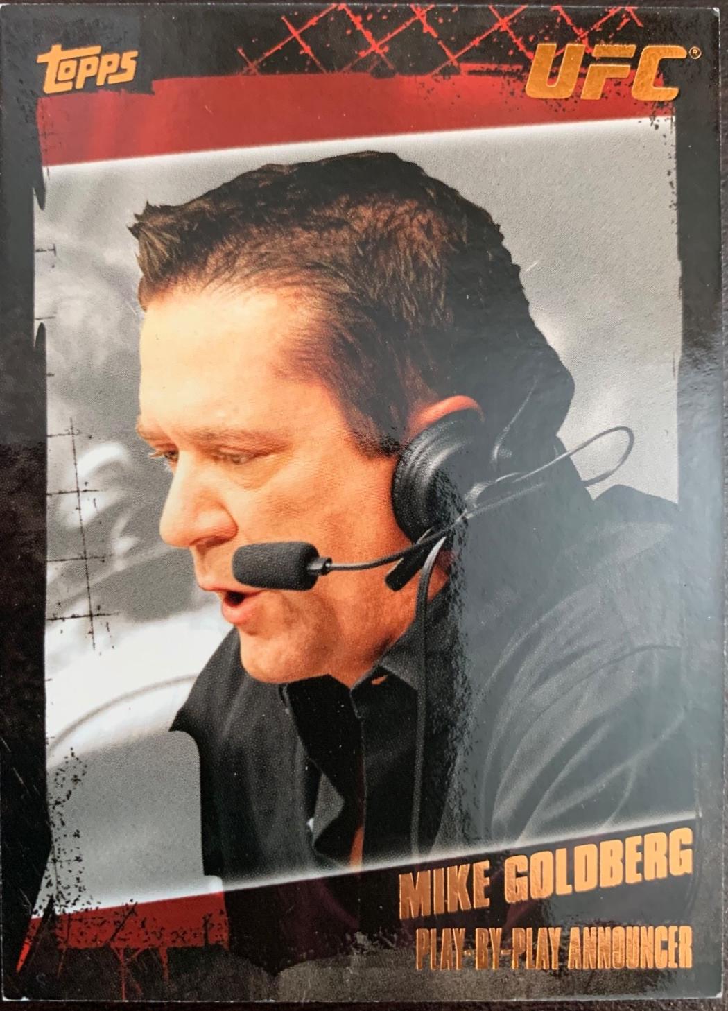 Mike Goldberg 2010 Topps UFC Base #168 Bronze