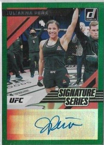 Julianna Peña 2022 Panini Donruss UFC Signature Series #53 Green