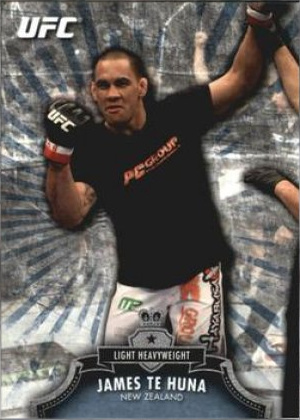 James Te Huna 2012 Topps UFC Bloodlines Base #128 Platinum