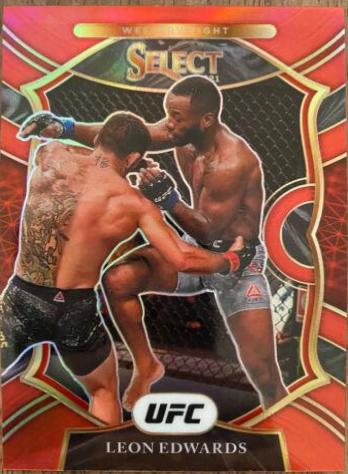 Leon Edwards 2021 Panini Select UFC Concourse #67 Red
