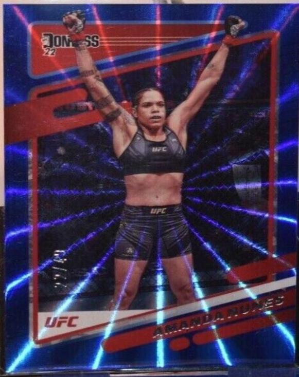 Amanda Nunes 2022 Panini Donruss UFC Base #63 Blue