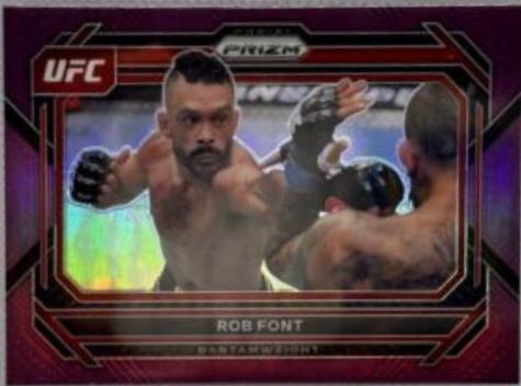 Rob Font 2023 Panini Prizm UFC Base #21 Red