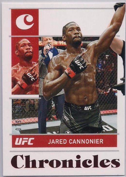 Jared Cannonier 2022 Panini Chronicles UFC Base Chronicles #35 Red