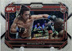 Bryan Battle 2023 Panini Prizm UFC Base #58 White Sparkle
