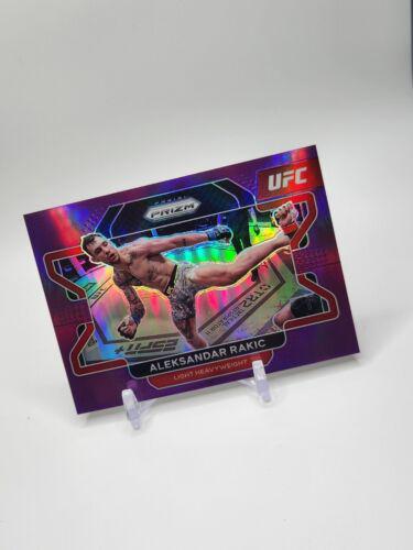 Aleksandar Rakic 2022 Panini Prizm UFC Base #15 Purple